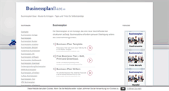 Desktop Screenshot of businessplanbase.de